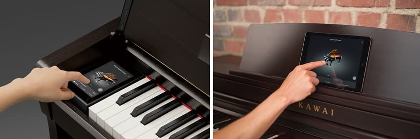 Klavierapp und Tablet für E Piano